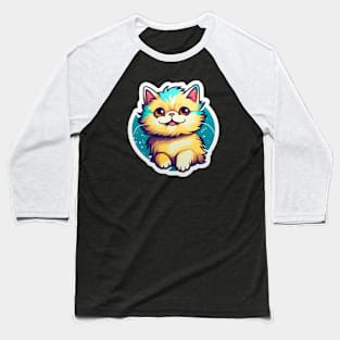 Cute Cat Baseball T-Shirt